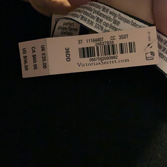 NWT Victoria Secret Bra 36DD - Picture 6 of 6